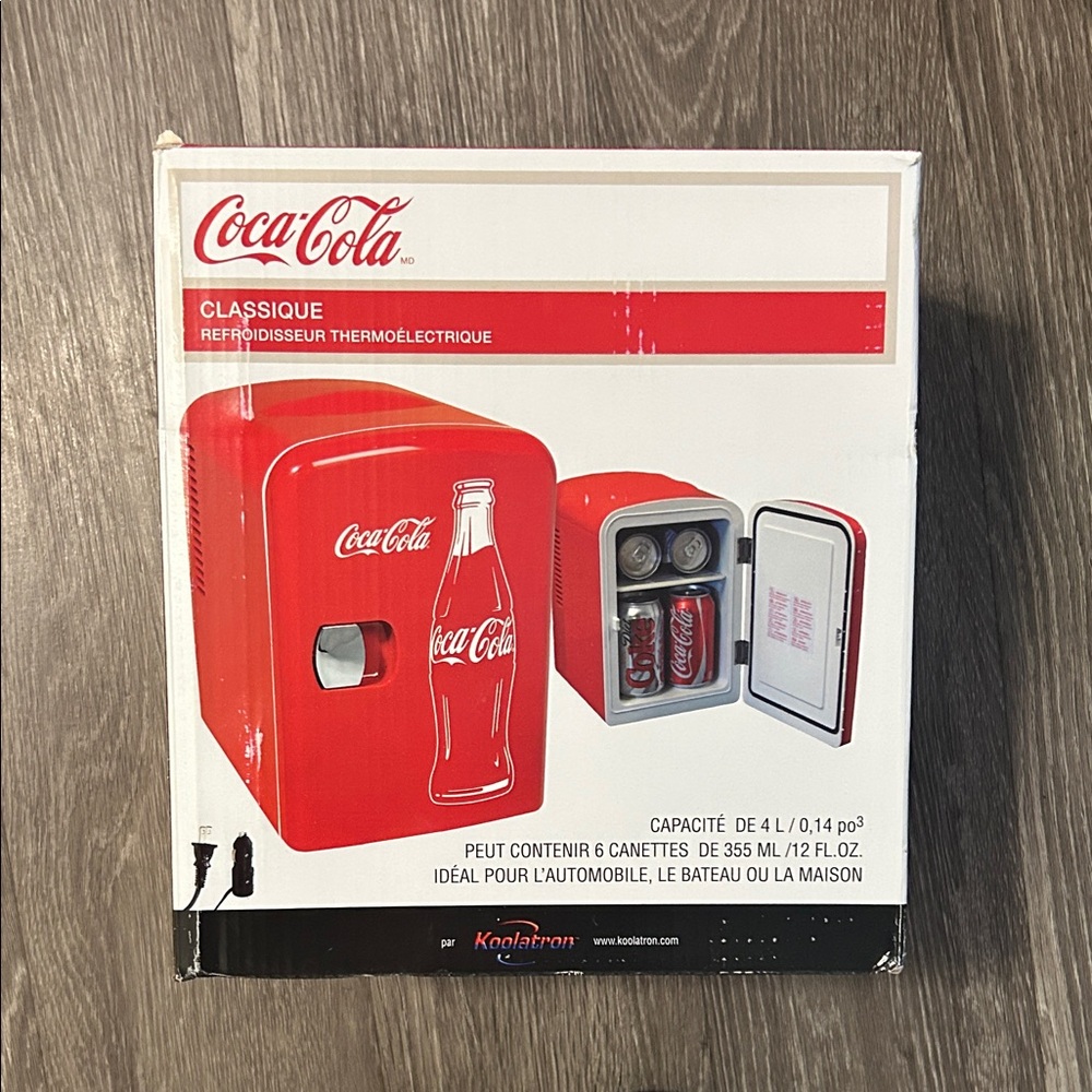 Coca-Cola mini fridge